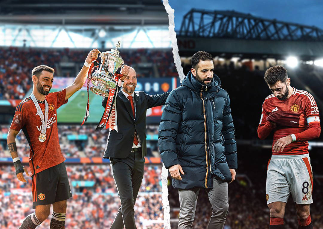 曼联去年足总杯夺冠成失败源头！阿莫林只有1亿资金，重建举步维艰